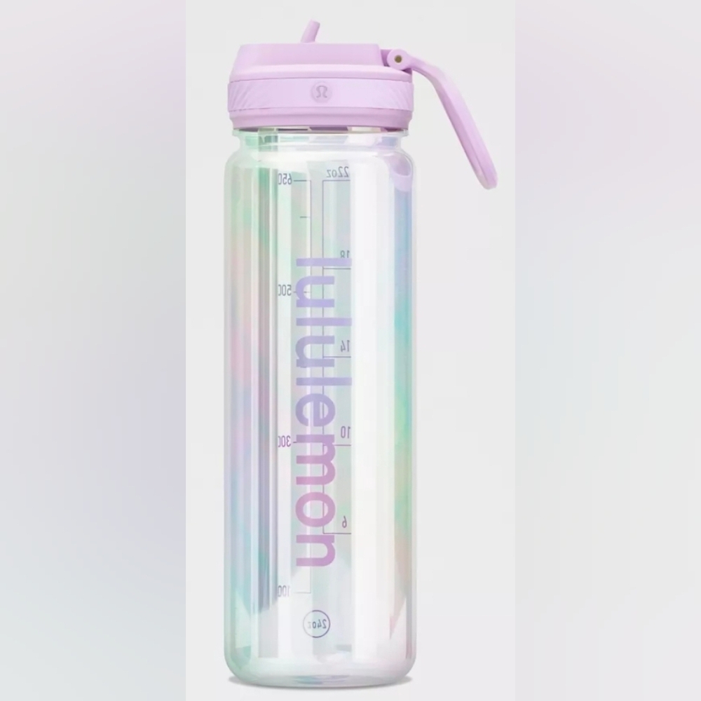 lululemon athletica Iridescent 24oz Water Bottle with Lavender Lid